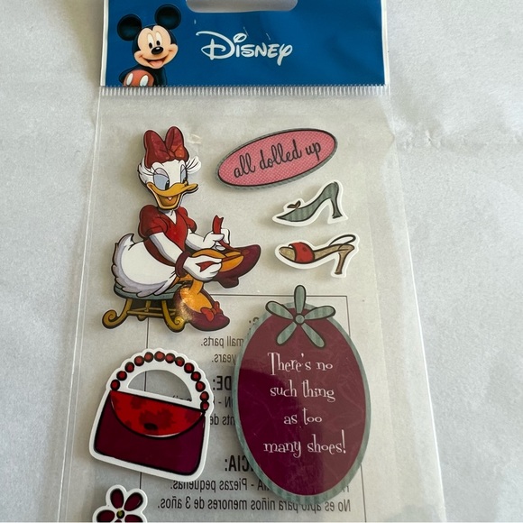 NWT Disney EK Success Minnie Mouse and Daisy Duck All Dolled Up Sticker Set - Picture 4 of 6